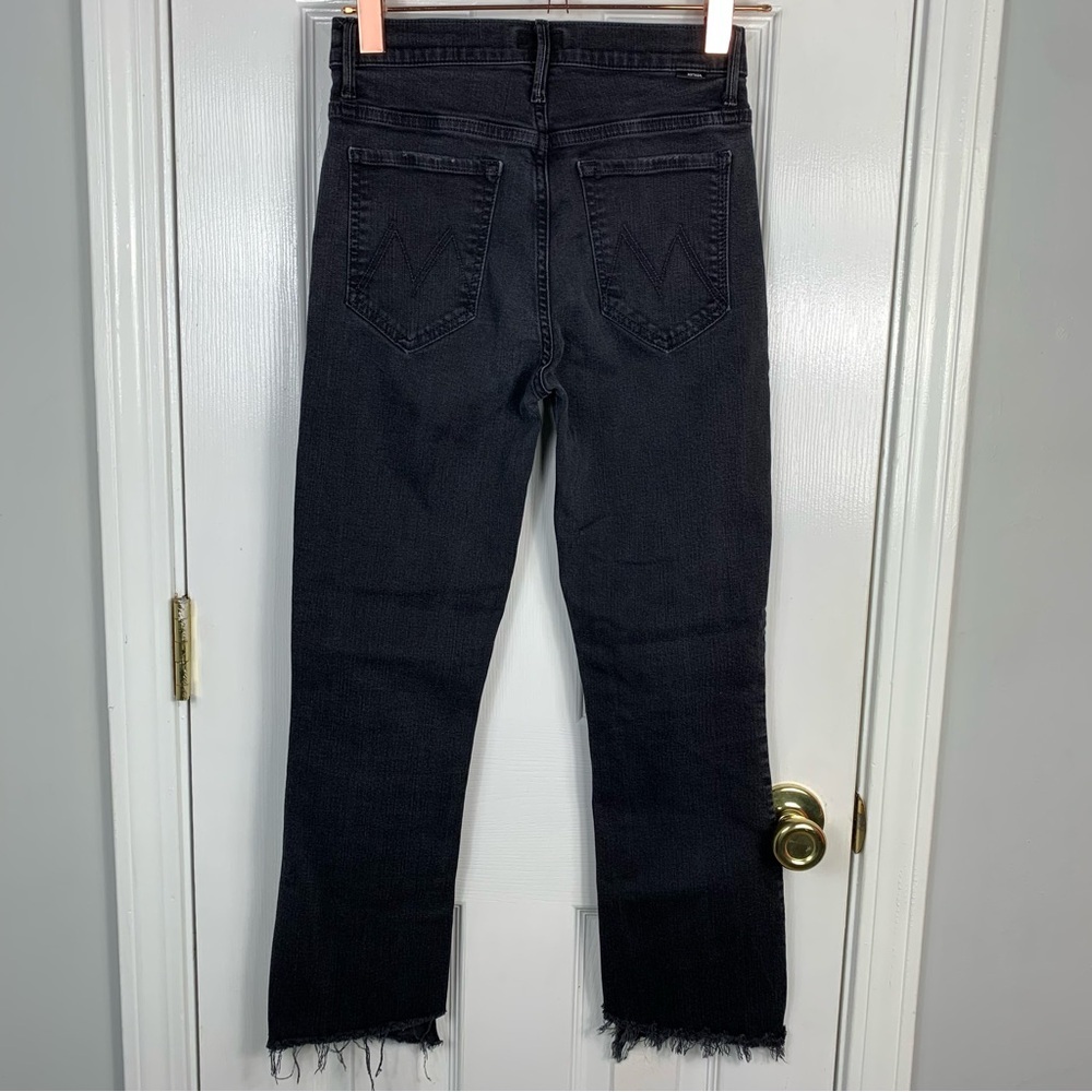 Mother The Insider Crop Two Step Fray Jeans Not Guilty Size 28 - Picture 7 of 10